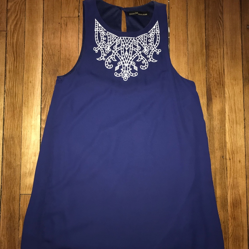 Dainty Hooligan navy dress